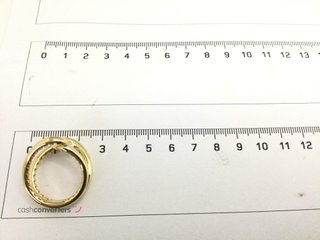 anillo oro 18k con piedra t. 16 (17,84 mm)