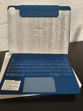 Teclado Raymcraft para iPad Azul