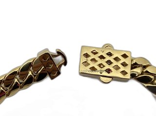 pulsera oro 18k con piedra con circonita
