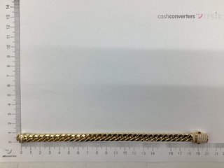 pulsera oro 18k con piedra con circonita