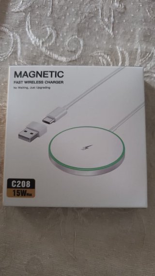 Cargador Inalámbrico Magnético 15W