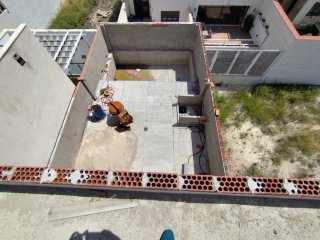 Vivienda unifamiliar en construcción