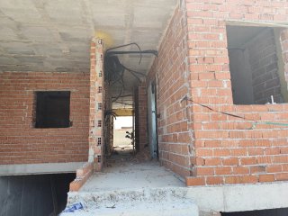 Vivienda unifamiliar en construcción