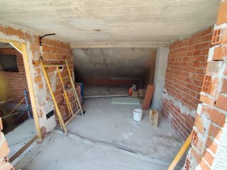 Vivienda unifamiliar en construcción