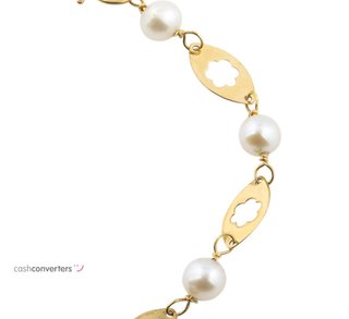 esclava oro 18k con piedra