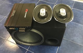 Amplificador Renegade RXA 1100 + Subwoofer Kenwood