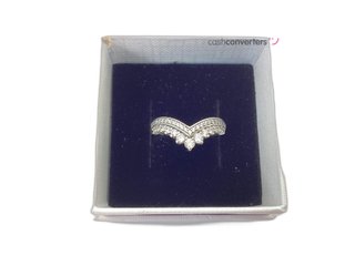 anillo plata 925mm con piedra con circonita