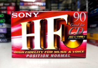 5x Cassetes Sony HF Novas e Seladas