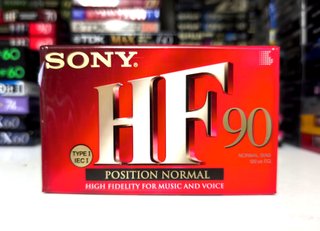 5x Cassetes Sony HF Novas e Seladas