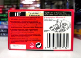 5x Cassetes Sony HF Novas e Seladas