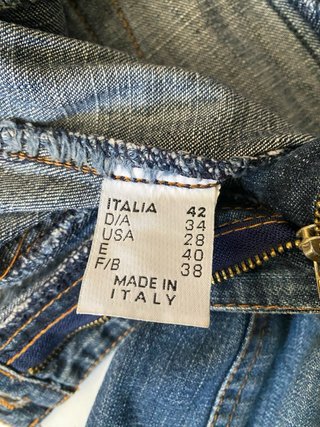 Gonna jeans Lonsdale vintage Made in Italy