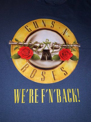 Camiseta Guns N' Roses Mujer Azul
