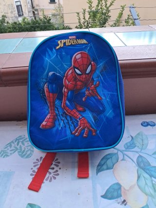 Zainetto Marvel Spiderman Blu e Rosso