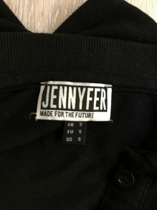 Polo corto Jennyfer Talla S/36 Negro