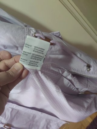 Chaqueta de algodón  color lila, mujer talla L