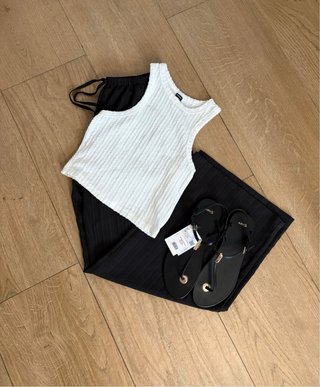 Top Shein Blanco Talla S