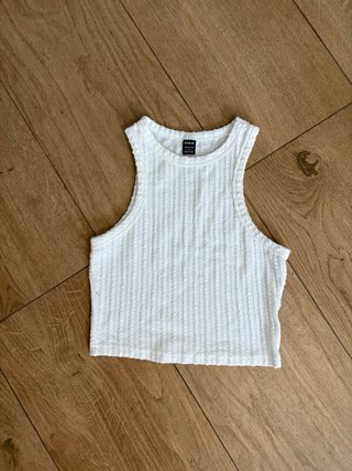 Top Shein Blanco Talla S