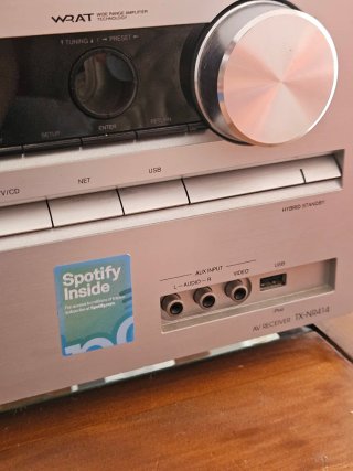 Receptor AV Onkyo TX-NR414 Plata