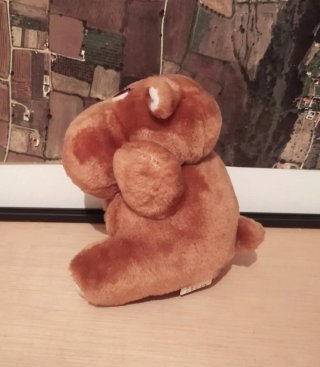 Peluche Hipopótamo Vintage Marrón