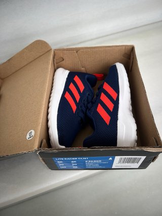 Adidas Lite Race Zapatillas Niños Azul/Rojo