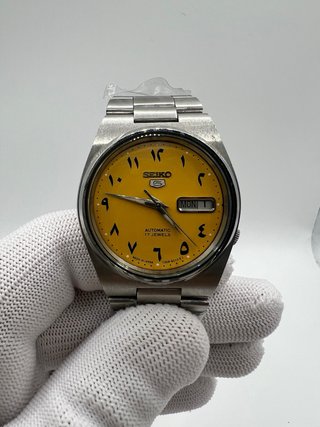Vintage Seiko 5 Automatic Arabian Dial 7009 Day D