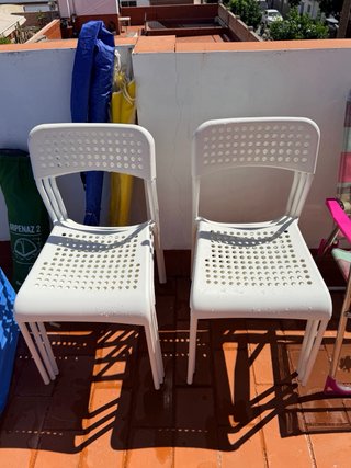 Sillas blancas Ikea 10 unidades
