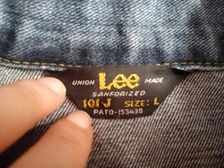 Giubbotto jeans Lee uomo tg L vintage anni 90