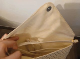 Borsa Coconuda Beige Nuova