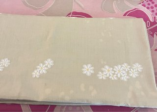 Copriletto matrimoniale con fiori