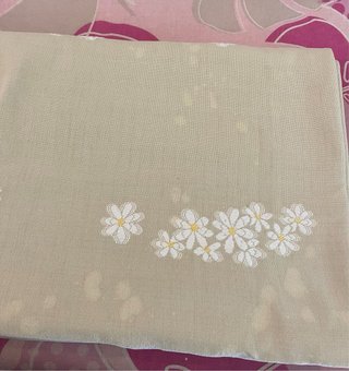 Copriletto matrimoniale con fiori