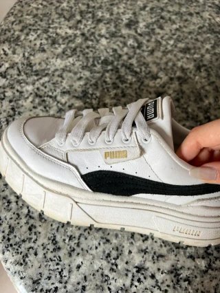Zapatillas Puma Mayze Mujer Talla 36, Piel Blanca
