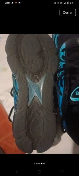 Zapatillas Asics Gel Negras y Azules