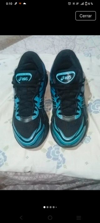 Zapatillas Asics Gel Negras y Azules