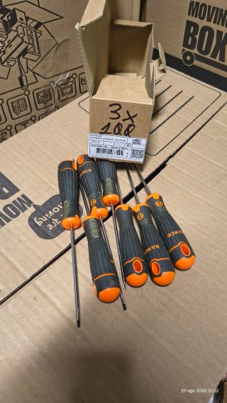 Juego 7 Destornilladores Bahco B191 3x100