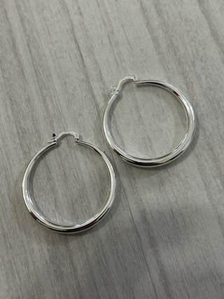 Orecchini cerchio argento 925