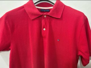 Polo Tommy Hilfiger Rojo Talla XL