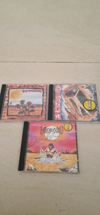 Cds de Extremoduro "Rock Trangesivo" "Deltoya" "Ag