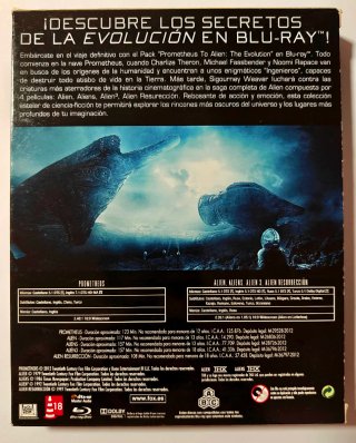 Prometheus to Alien: The Evolution Pack Blu-ray