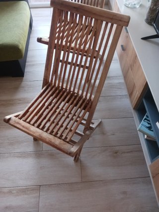 Sillas de madera plegables exterior