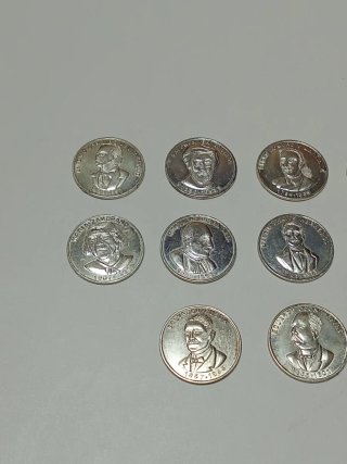 Monedas Plata Ley 925