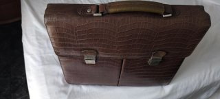 Bolso de mano estilo cocodrilo 39X33
