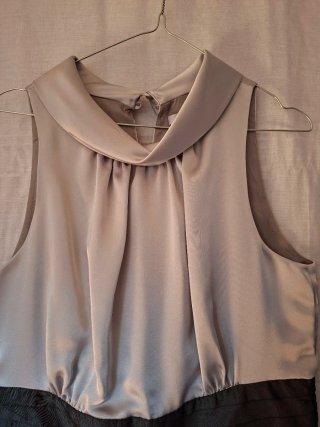 Vestido Gris y negro
