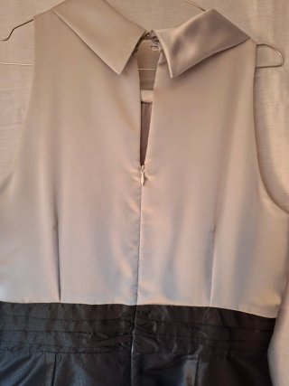 Vestido Gris y negro