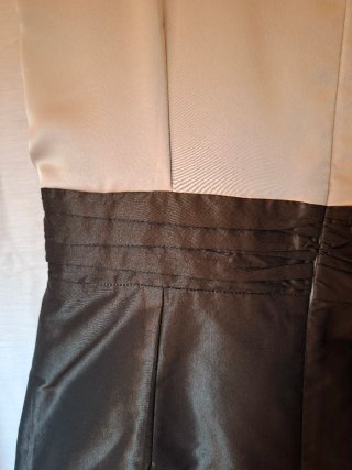 Vestido Gris y negro