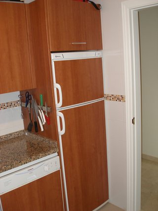 Cocina completa madera con electrodomesticos