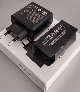 45W Cargador rápido PD USB-C para Samsung S20 S21