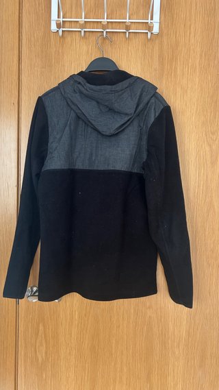 Sudadera Hombre Gris y Negra Talla S