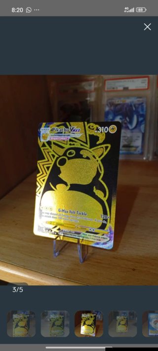 🇬🇧Pikachu VMAX Carta Pokémon