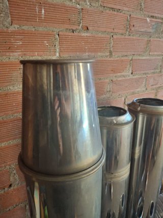 Tubos Acero Inoxidable Chimenea
