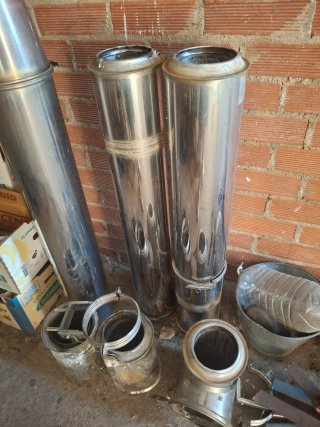 Tubos Acero Inoxidable Chimenea